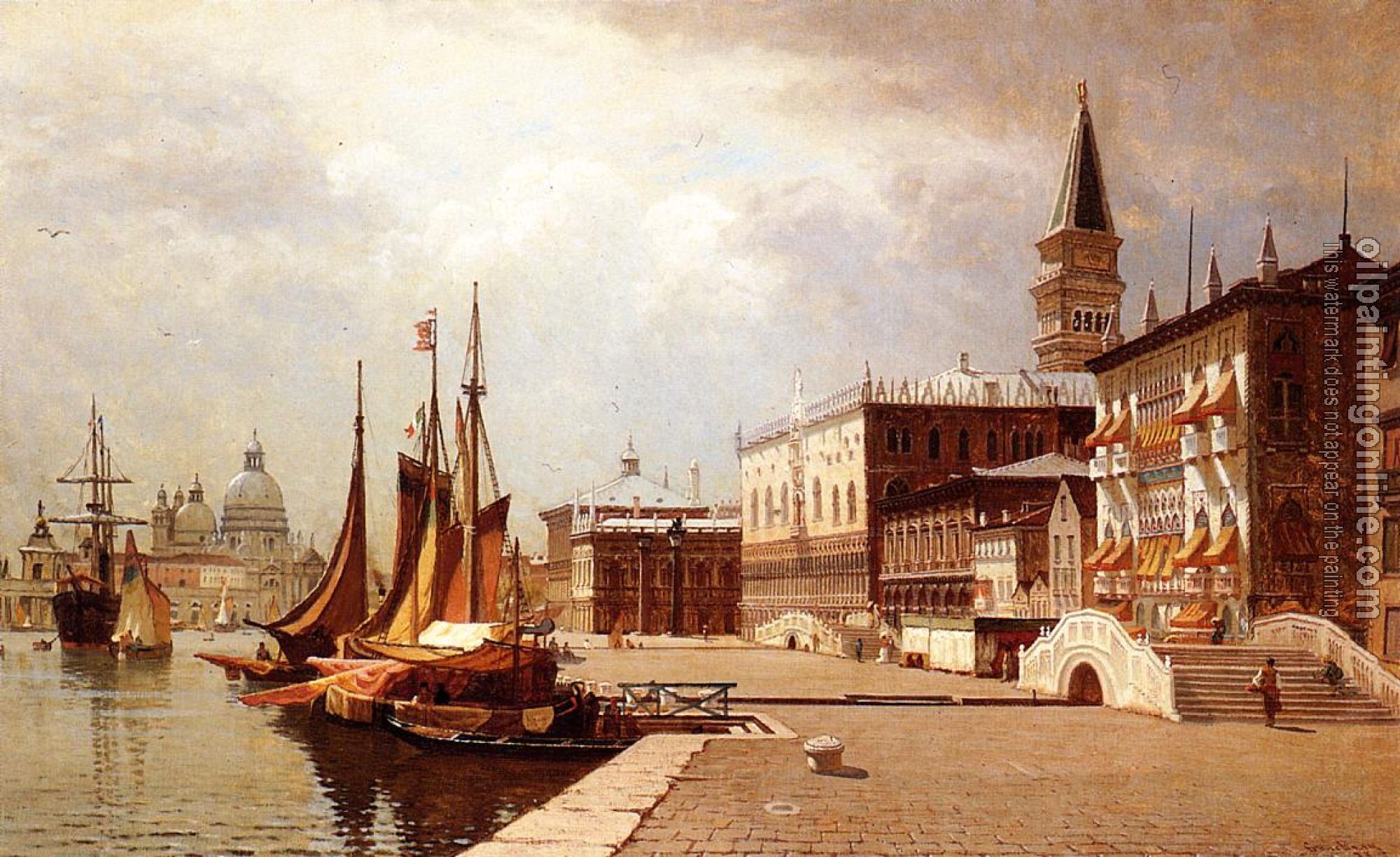 John Joseph Enneking - Venice at Midday